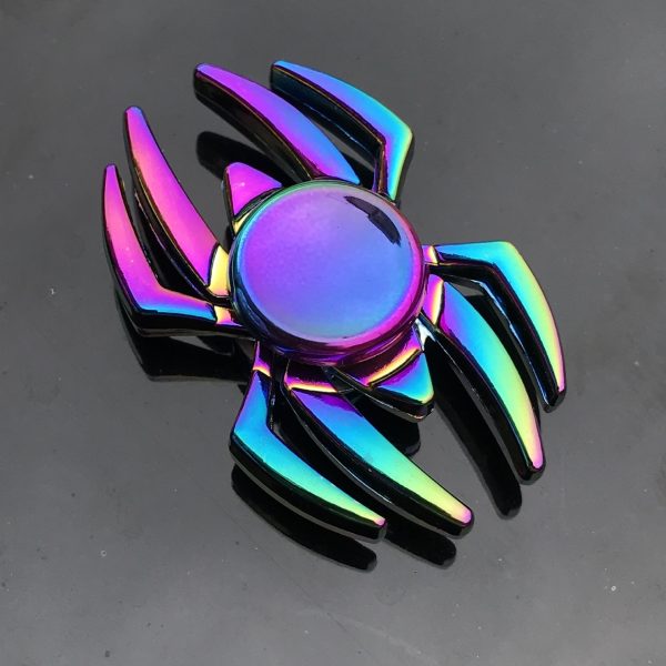 Whale Tri Fidget Hand Spinner Metal Finger Focus Toy Fidget Spinner R188 Electroplate Hybrid Bearing Toys for Children Wholesale - Image 2