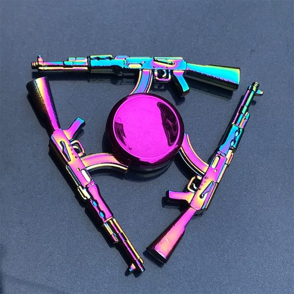 Whale Tri Fidget Hand Spinner Metal Finger Focus Toy Fidget Spinner R188 Electroplate Hybrid Bearing Toys for Children Wholesale - Image 4