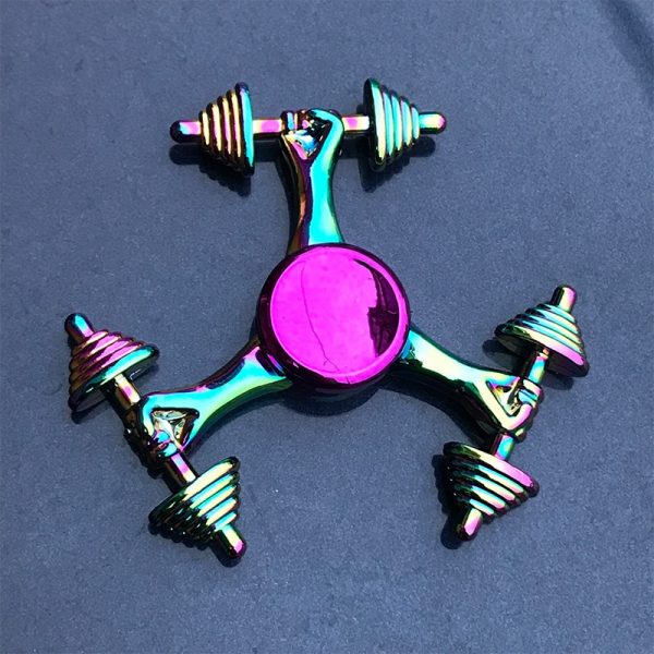 Whale Tri Fidget Hand Spinner Metal Finger Focus Toy Fidget Spinner R188 Electroplate Hybrid Bearing Toys for Children Wholesale - Image 3