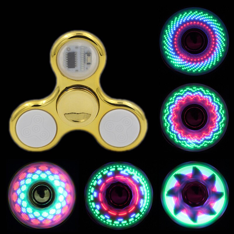 Colorful Glowing LED Fidget Spinner