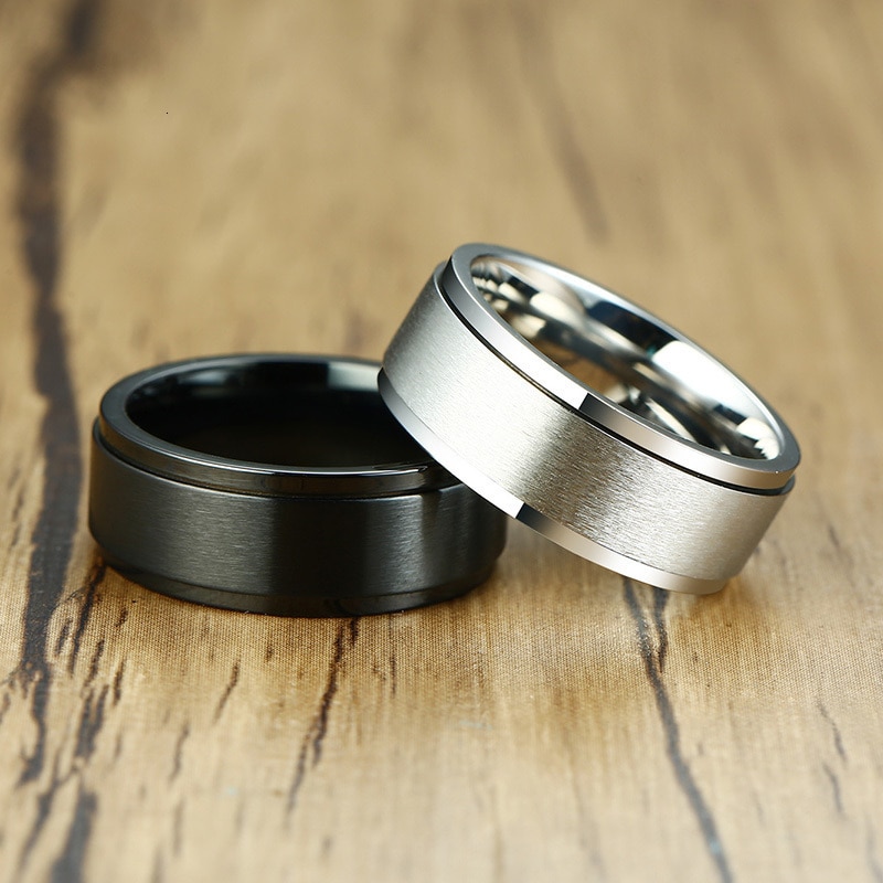 Personalized Spinner Ring for Men