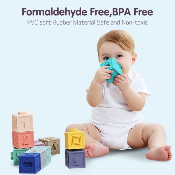 Soft Musical Squishy 3D Building Blocks - Image 4