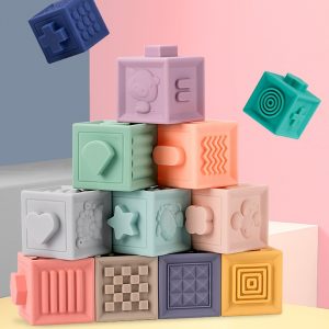 Soft Musical Squishy 3D Building Blocks