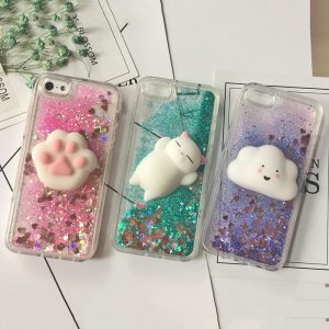 3D Squishy Liquid Quicksand Case for iPhone