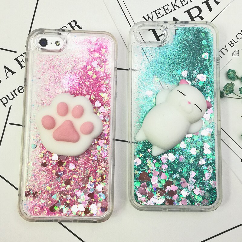 3D Squishy Liquid Quicksand Case for iPhone