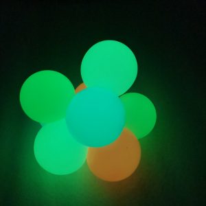 4.5cm Luminous Ball Anti Stress Glow In The Dark Sticky Wall Balls Antistress Hand Squishy Autism Toys For Girls Boys