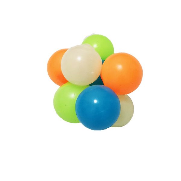 4.5cm Luminous Ball Anti Stress Glow In The Dark Sticky Wall Balls Antistress Hand Squishy Autism Toys For Girls Boys - Image 2