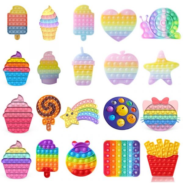 Fidget Toy Antistress Toys Push Bubble Fidget Sensory Toy For Autism Adult Children Squishy Jouet Pour Autiste антистресс