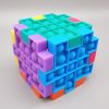 Tangram Tabletop Puzzles Fidget Silicone Toys Anti Stress Relief Luminous Toy Push Bubble Fidget Figet - Image 3