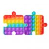 Tangram Tabletop Puzzles Fidget Silicone Toys Anti Stress Relief Luminous Toy Push Bubble Fidget Figet - Image 2