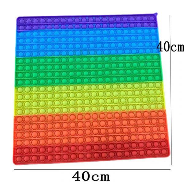 2021 New 40/50cm Super Size Push Pop It Toy, Autism Needs, Squishy, Stress Reliever Toys, Anti-stress Fidget Toy - Image 2