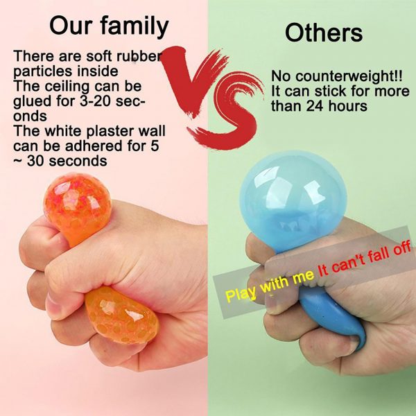 4pcs/set Pop Glow In The Dark Luminous Balls,  Children's Squishy Toy - Image 6