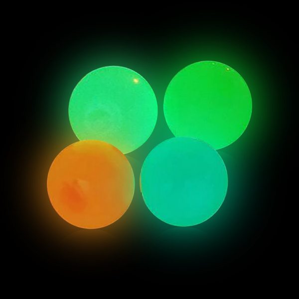 4pcs/set Pop Glow In The Dark Luminous Balls,  Children's Squishy Toy - Image 2