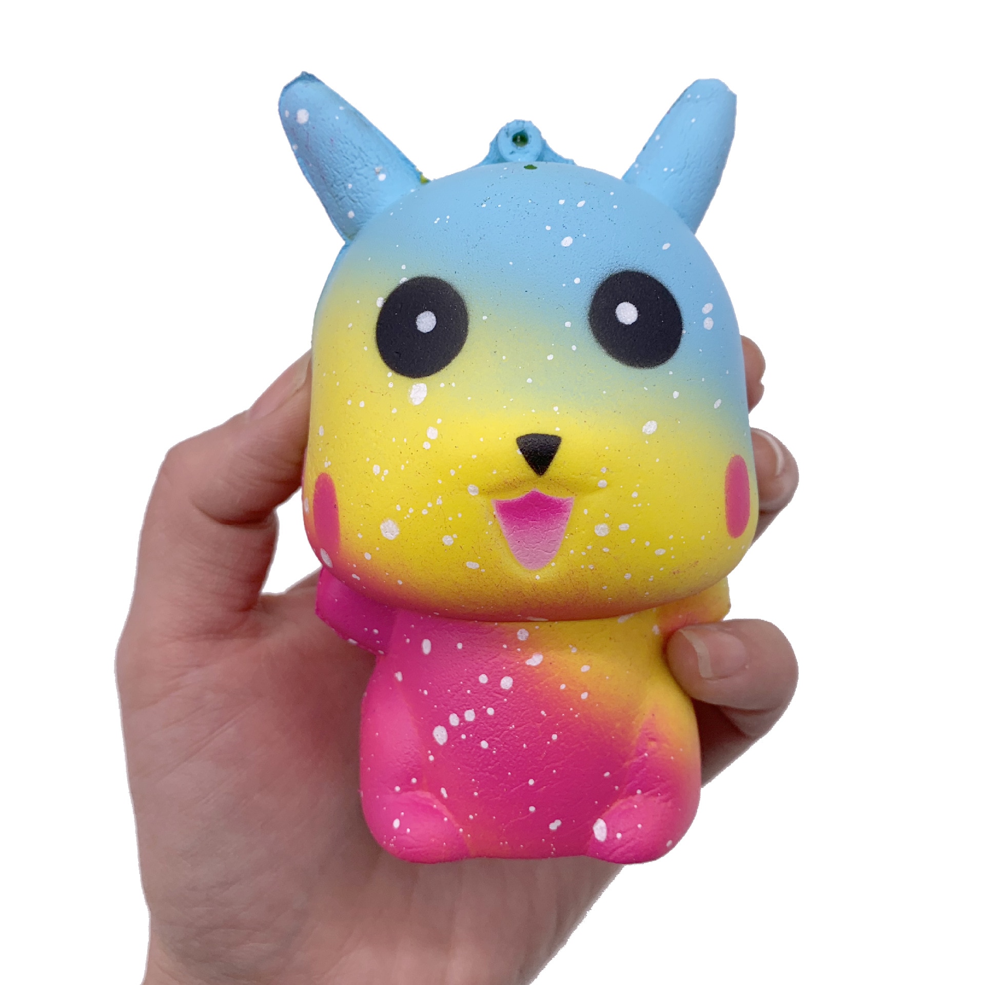 Kawaii Squishy Pikachu Kleurrijke Galaxy Gesimuleerde Pokemon Fidget Speelgoed Langzaam Stijgende Antistress Stress Zachte Squee