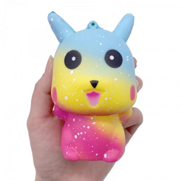 Pokemon Kawaii Squishy Pikachu Kleurrijke Galaxy Gesimuleerde Pokemon Fidget Speelgoed Langzaam Stijgende Antistress - Image 6