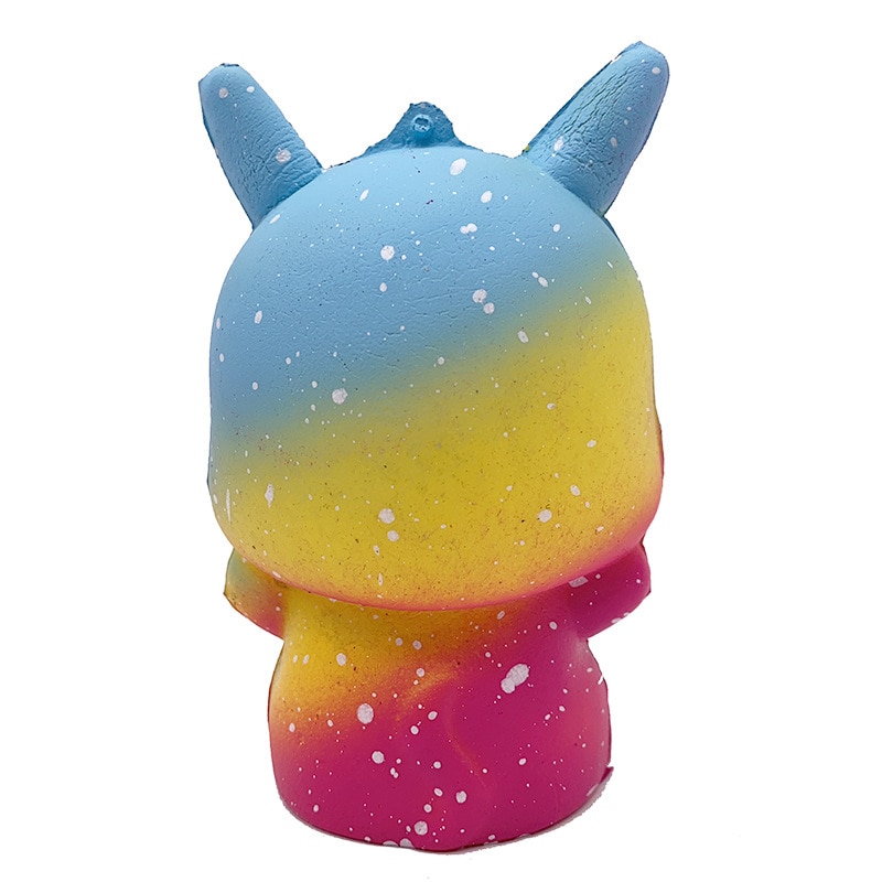 Kawaii Squishy Pikachu Kleurrijke Galaxy Gesimuleerde Pokemon Fidget Speelgoed Langzaam Stijgende Antistress Stress Zachte Squee