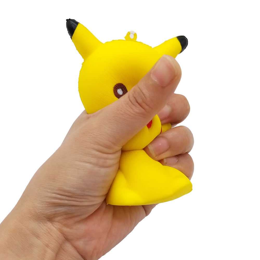 Kawaii Squishy Pikachu Kleurrijke Galaxy Gesimuleerde Pokemon Fidget Speelgoed Langzaam Stijgende Antistress Stress Zachte Squee