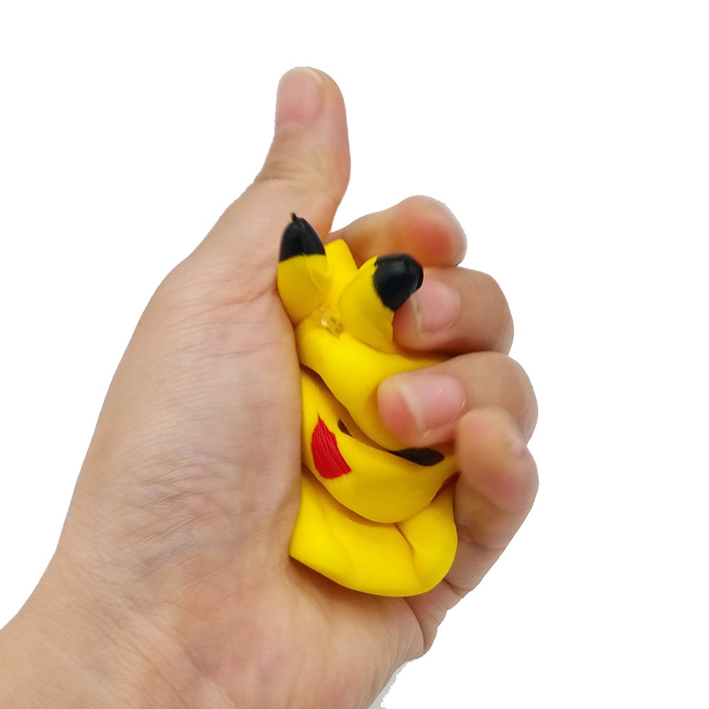 Kawaii Squishy Pikachu Kleurrijke Galaxy Gesimuleerde Pokemon Fidget Speelgoed Langzaam Stijgende Antistress Stress Zachte Squee