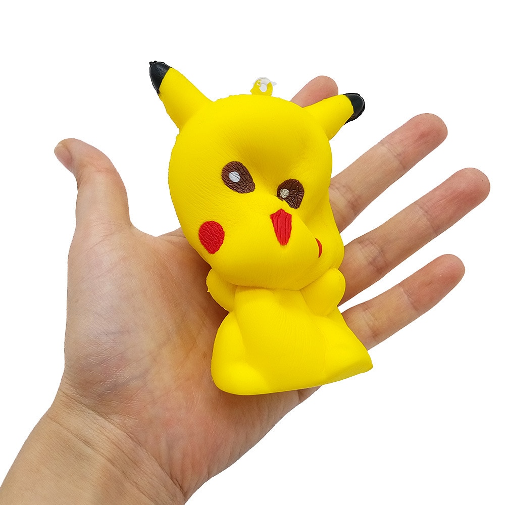 Kawaii Squishy Pikachu Kleurrijke Galaxy Gesimuleerde Pokemon Fidget Speelgoed Langzaam Stijgende Antistress Stress Zachte Squee