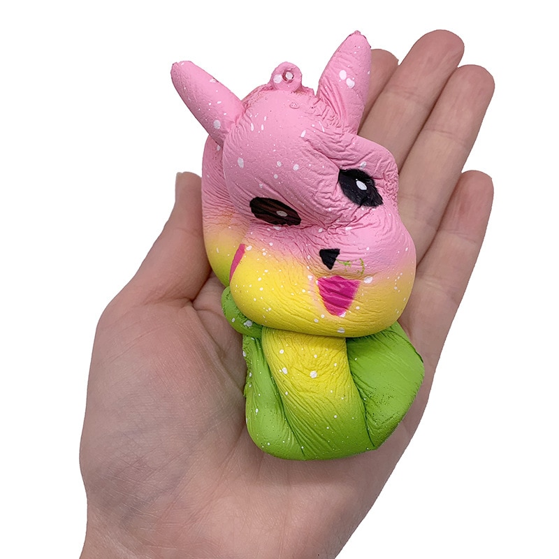 Kawaii Squishy Pikachu Kleurrijke Galaxy Gesimuleerde Pokemon Fidget Speelgoed Langzaam Stijgende Antistress Stress Zachte Squee